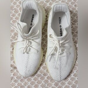 Adidas Boost Yeezy Triple White Sneakers